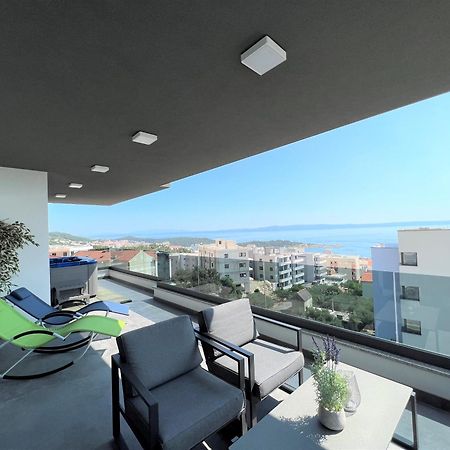 شقة Lux Penthouse Panoramic View With Jacuzzi ماكارسكا المظهر الخارجي الصورة