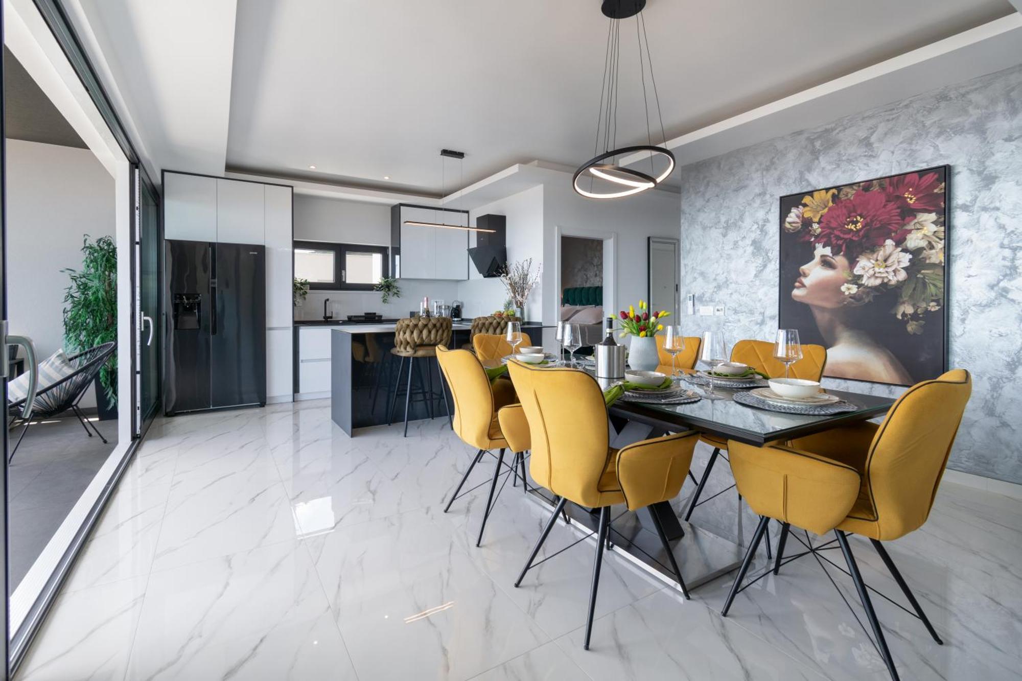 شقة Lux Penthouse Panoramic View With Jacuzzi ماكارسكا المظهر الخارجي الصورة