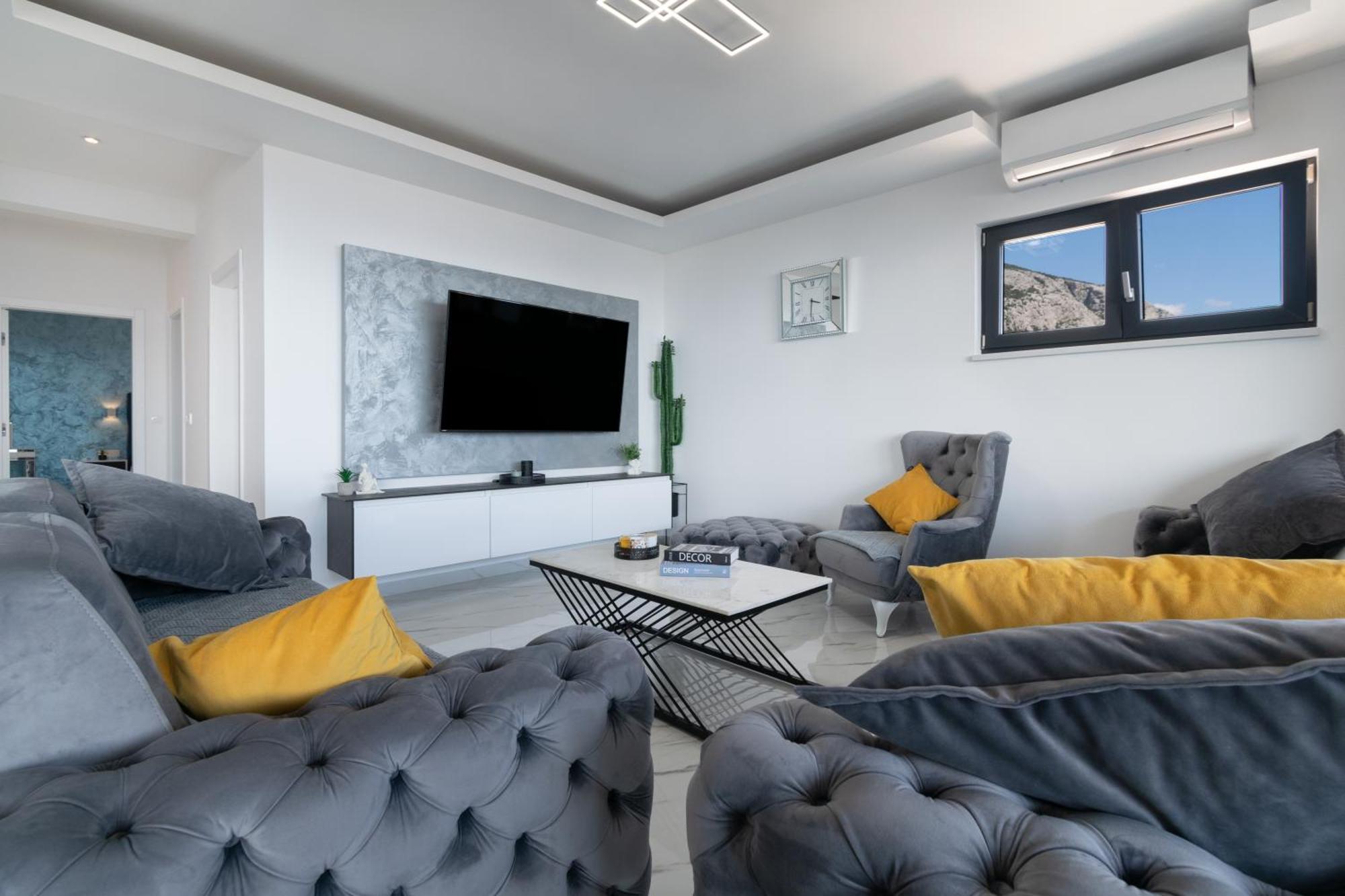 شقة Lux Penthouse Panoramic View With Jacuzzi ماكارسكا المظهر الخارجي الصورة